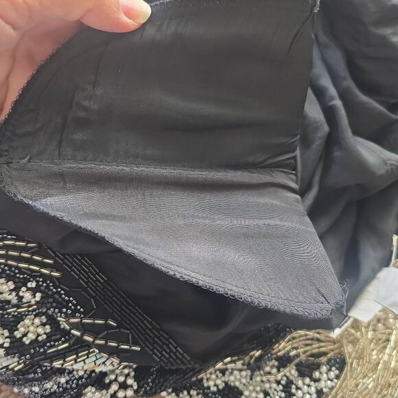 AJ Bari 80s Vintage Blk Sequin Sheath, Knee Length,  Never Worn, Gorgeous , Sz.6 - Picture 12 of 12